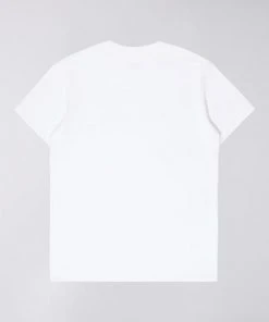 Edwin Logo Chest T Shirt White