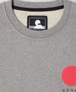 Edwin Grey Marl Japanese Sun Sweat