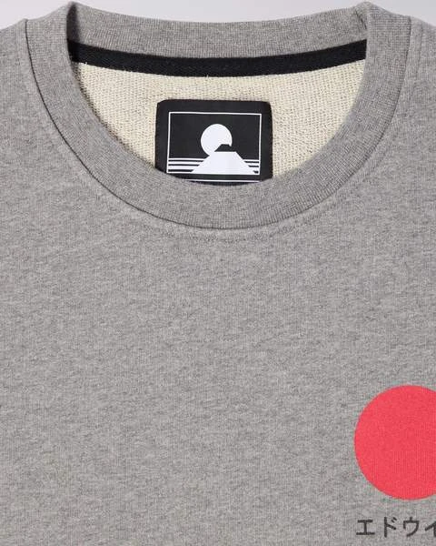 Edwin Grey Marl Japanese Sun Sweat 4 Edwin Grey Marl Japanese Sun Sweat
