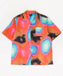 Edwin Terahertz Shirt AOP Red