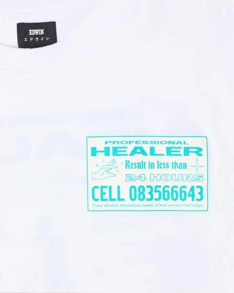 Edwin Pro Healer T Shirt White 4 Edwin Pro Healer T Shirt White