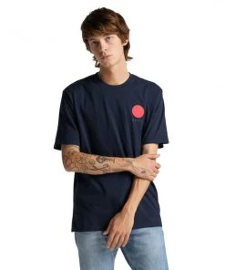 Edwin Japanese Sun Tee Navy Blazer Garment Wash