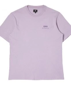Edwin Logo Tee Lavender