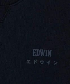 Edwin Navy Base Crew Sweatshirt Blazer