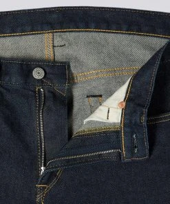 Edwin Slim Tapered Jeans - Made In Japan - Blue Rinsed L30