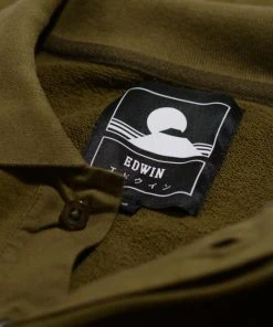 Edwin Polo Sweat Uniform Green