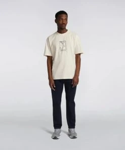 Edwin Edwin Regular Chino PFD Compact Twill Navy Blazer garment dyed Jeans