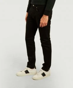 Edwin Black Tinted Slim Tapered Jeans