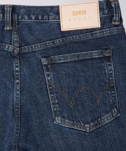 Edwin Regular Tapered Jeans - Made In Japan - Blue Even Wash Mid L32