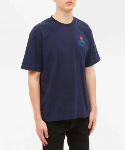 Edwin Sunset On Mt. Fuji Tee Navy