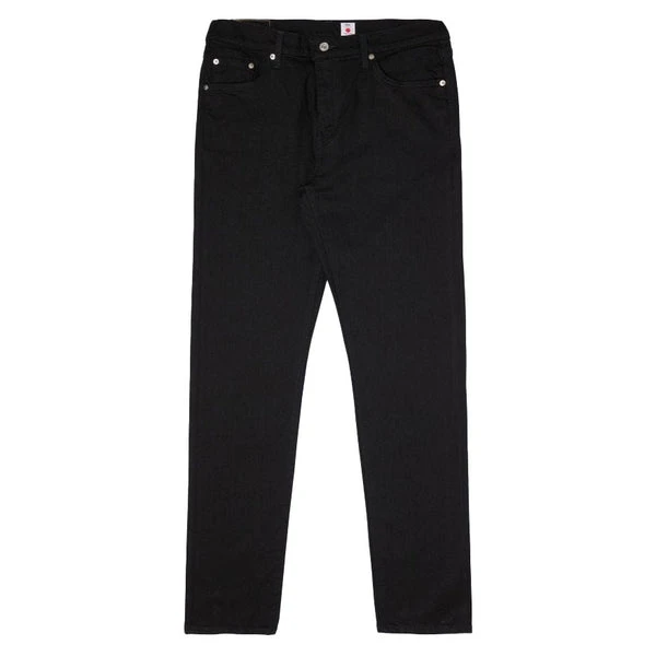 Edwin Kaihara Slim Tapered Denim Black Rinsed 3 Edwin Kaihara Slim Tapered Denim Black Rinsed