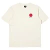 Edwin Japanese Sun Tee Whisper White Natural Garment Wash