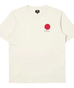 Edwin Japanese Sun Tee Whisper White Natural Garment Wash