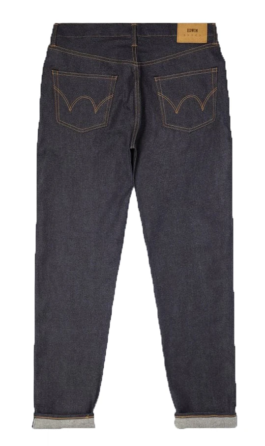 Edwin 'Made in Japan' Regular Tapered Kaihara Blue x White Selvage Jeans (Blue Unwashed) 4 Edwin 'Made in Japan' Regular Tapered Kaihara Blue x White Selvage Jeans (Blue Unwashed)