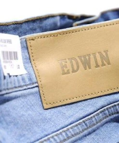 Edwin ED-80 Slim Tapered Jeans CS Power Blue Denim L32