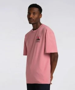 Edwin Sunset On Mt Fuji Ts Tshirt Dusty Rose