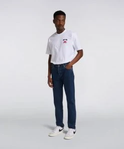 Edwin Regular Tapered ED-55 Yoshiko Left Hand Denim Blue akira wash