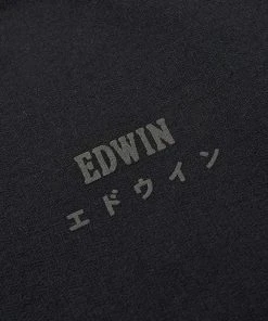 Edwin Base Crew Sweat Black