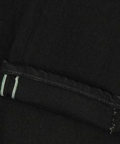 Edwin Slim Tapered Jeans Black Rinsed Made In Japan