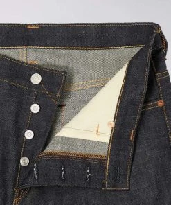 Edwin Loose Straight Nihon Menpu Jeans Dark Indigo Blue Raw State