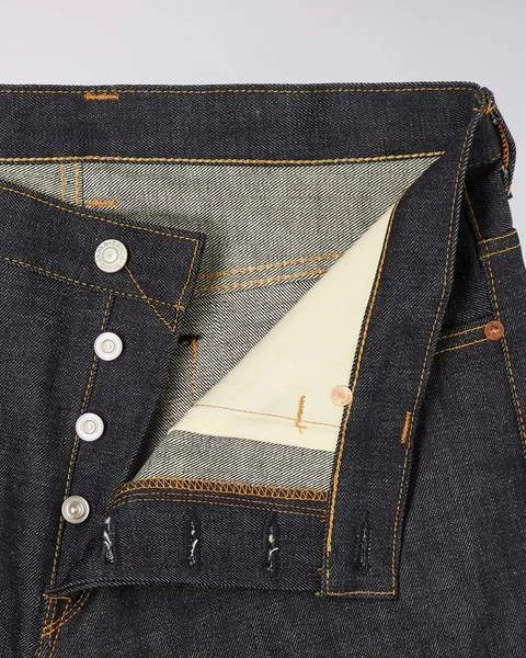 Edwin Loose Straight Nihon Menpu Jeans Dark Indigo Blue Raw State 4 Edwin Loose Straight Nihon Menpu Jeans Dark Indigo Blue Raw State