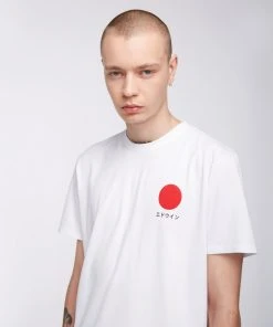 Edwin Japanese Sun T-Shirt White Garment Washed