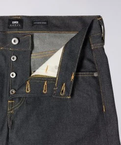 Edwin ED-55 Yoshiko Left Hand Denim Blue Unwashed 12.6oz 14 Edwin ED-55 Yoshiko Left Hand Denim Blue Unwashed 12.6oz