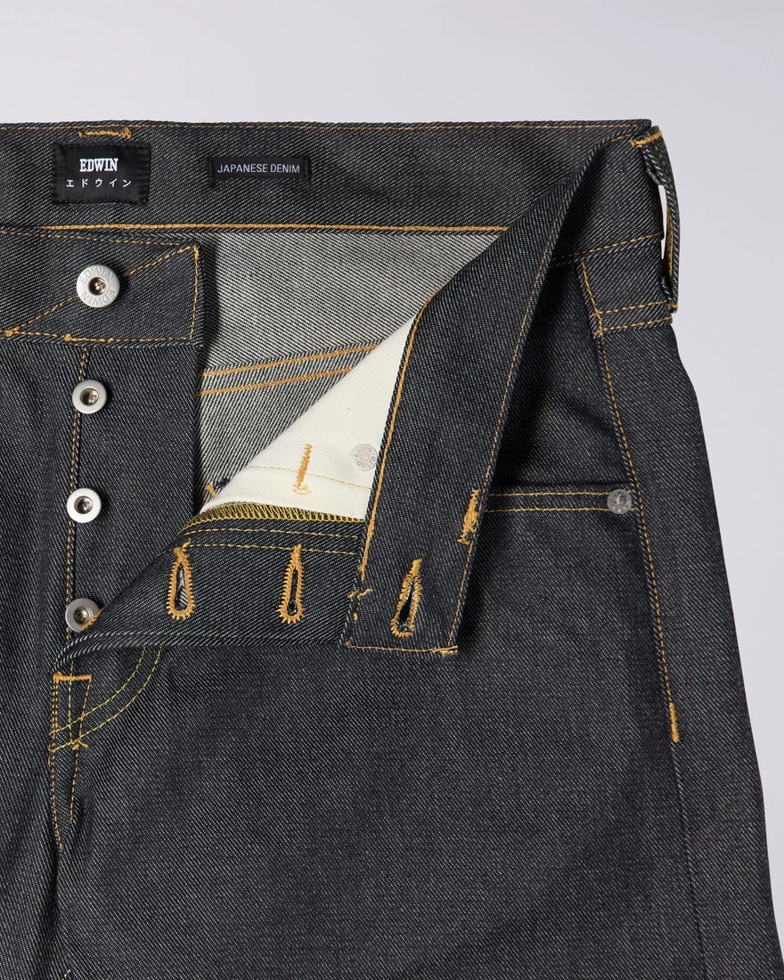 Edwin ED-55 Yoshiko Left Hand Denim Blue Unwashed 12.6oz 7 Edwin ED-55 Yoshiko Left Hand Denim Blue Unwashed 12.6oz