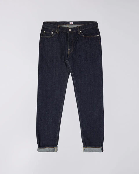 Edwin Regular Tapered Nihon Menpu Jeans - Blue Unwashed 3 Edwin Regular Tapered Nihon Menpu Jeans - Blue Unwashed
