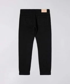 Edwin Regular Tapered Nihon Menpu Jeans Black Rainbow Selvage