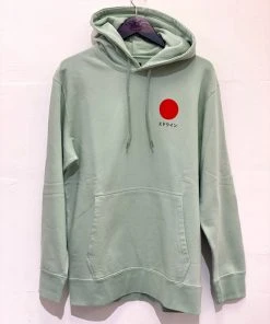 Edwin Japanese Sun Hoodie Sweat Hevy Felpa Frosty Green