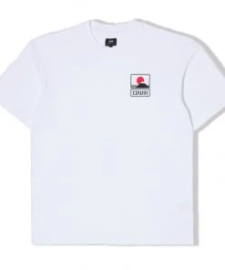 Edwin Sunset on Mt Fuji Short-Sleeved T-Shirt (White)
