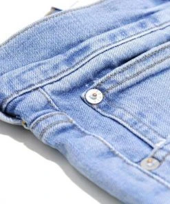 Edwin ED-80 Slim Tapered Jeans CS Power Blue Denim L32