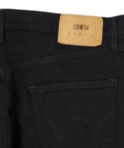 Edwin Kaihara Slim Tapered Denim Black Rinsed 13 Edwin Kaihara Slim Tapered Denim Black Rinsed
