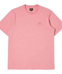 Edwin Logo Tee Dusty Rose