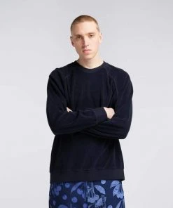 Edwin Navy Katakana Van Crew Sweat