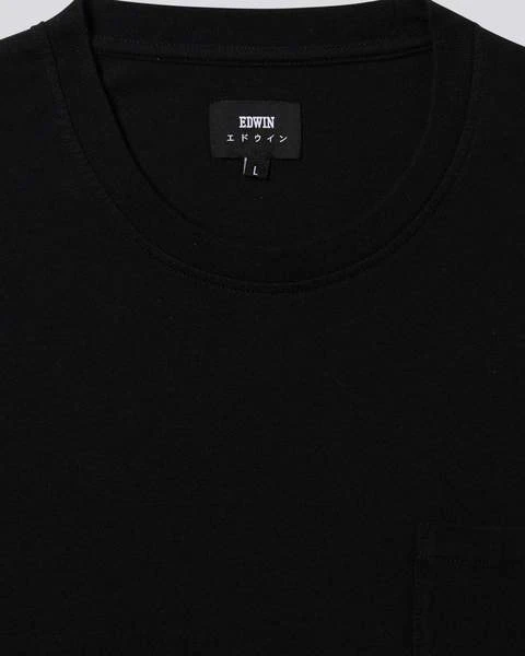Edwin Pocket T Shirt Black 5 Edwin Pocket T Shirt Black