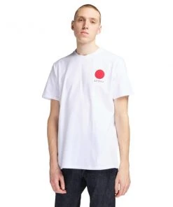 Edwin Japanese Sun Tee White Garment Wash