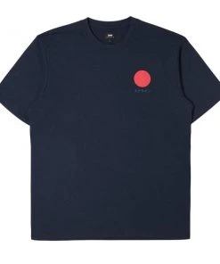 Edwin Japanese Sun Tee Navy Blazer Garment Wash