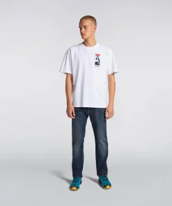 Edwin Cloudy T Shirt White 12 Edwin Cloudy T Shirt White