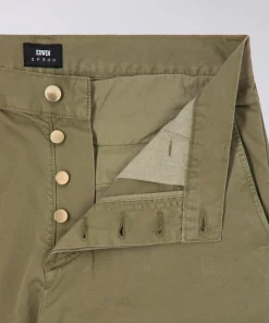 Edwin Edwin Regular Chino PFD Compact Twill Martini Olive garment dyed Jeans