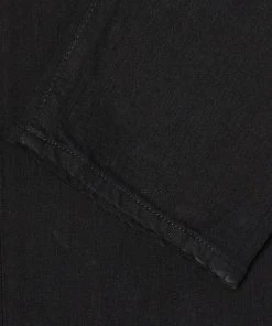 Edwin Slim Tapered Jeans Black Rinsed Made In Japan