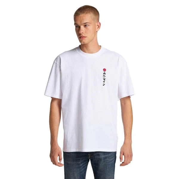 Edwin Kamifuji Tee White Garment Washed 4 Edwin Kamifuji Tee White Garment Washed