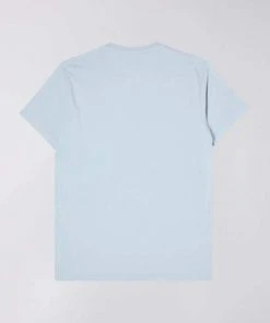 Edwin Pocket T Shirt Blue Fog