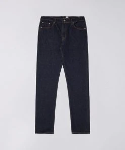 Edwin Slim Tapered Kaihara Pure Indigo Stretch Jeans - Blue Rinsed