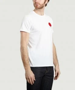 Edwin White Japanese Sun T Shirt