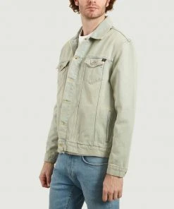 Edwin Blue Dirty Stone Trucker Jacket