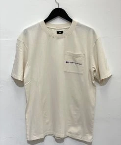 Edwin Crew Pocket T-Shirt Single Jersey Whisper White