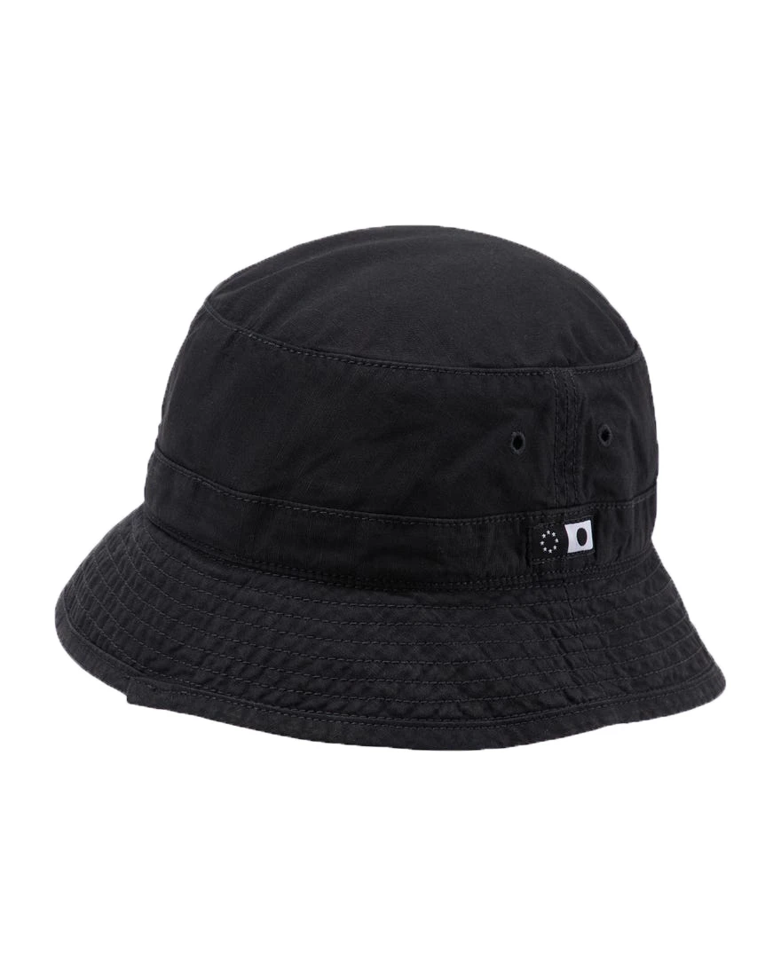 Edwin Rip Stop Bucket Hat Black 3 Edwin Rip Stop Bucket Hat Black