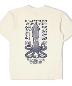 Edwin Psychic Ika Short-Sleeved T-Shirt (Whisper White)